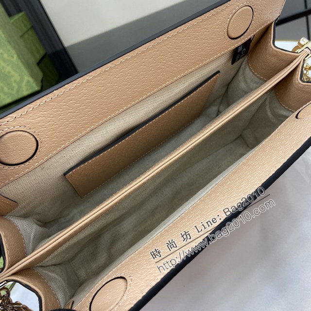Gucci專櫃古馳最新款Ophidia系列GG小號肩背包鏈條斜挎包 jh2442型號：503877